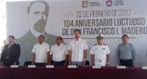 Conmemora gobierno municipal 104 Aniversario Luctuoso de Francisco I Madero