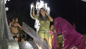 Artistas en el cuarto gran desfile de Carnaval Veracruz 2017