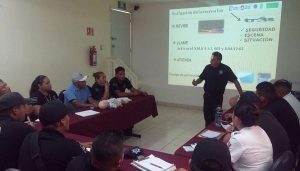Imparten bomberos de Cancún cursos a personal de seguridad pública de Isla Mujeres