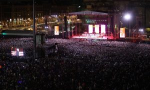 Disfrutaron 85 mil personas a Miguel Bosé en el Zócalo capitalino