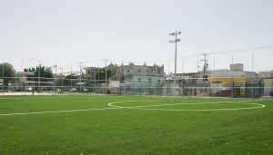 Reconocen vecinos de la región 95 beneficios de la nueva cancha de Futbol