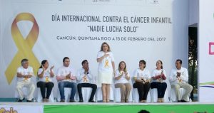 Encabeza Elvia Barba de Estrada el día Internacional de la lucha contra el cáncer infantil y juvenil