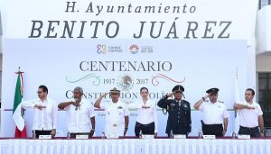 Autoridades de Benito Juárez conmemoraran el Centenario de la Constitución mexicana