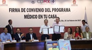 Confía Sinaloa en «El Médico En Tu Casa»; firma nuevo gobierno de la entidad acuerdo con CDMX