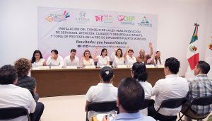 Instala Laura Fernández el sistema de protección integral de menores de Puerto Morelos