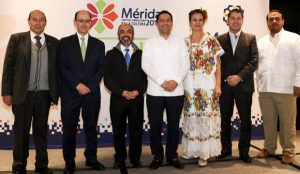 El alcalde de Mérida, Mauricio Vila, encabeza en la ciudad de Puebla, Puebla el Trade Show 2017