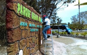 Embellece Servicios Municipales de Benito Juárez el “Parque urbano Kabah”
