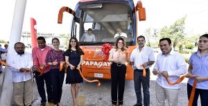 Recibe Museo Papagayo en Tabasco un autobús en donación