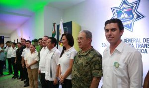 Remberto Estrada asiste a inauguración de nueva sede de la Policía de Puerto Morelos
