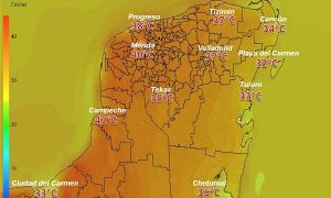 Un infierno Mérida; 40.3 grados Celsius