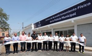 Inaugura el alcalde Mauricio Vila el Gimnasio de la Policía Municipal de Mérida