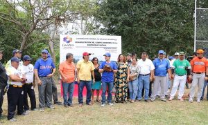 Inaugura Gaudiano rehabilitación de campo deportivo en la Ranchería Pajonal