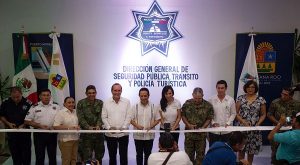 Inauguran Laura Fernández y Carlos Joaquín instalaciones de Seguridad Publica Puerto Morelos  