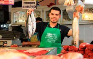 Ven a conocer algunos pescados en el mercado La Nueva Viga