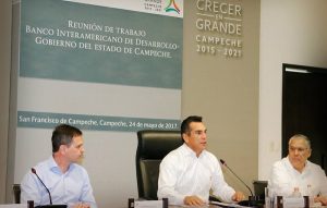 Alejandro Moreno Cárdenas y BID comprometidos en trabajar desarrollo sustentable por Campeche