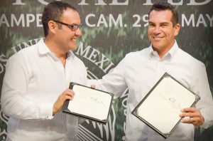 Alejandro Moreno Cárdenas firma convenio con INAFED para impulsar desarrollo armónico