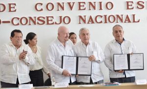 Pactan CONADIC y Tabasco alianza contra las adicciones