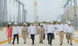 El Presidente EPN entregó subestación eléctrica Rivera Maya en la zona norte de Quintana Roo