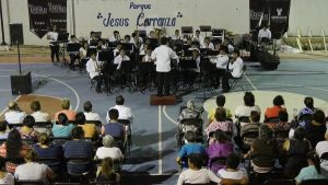 Llevan música del séptimo arte a la colonia Jesús Carranza en la capital de Yucatán