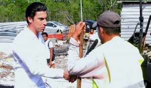 Remberto Estrada supervisa avance de infraestructura urbana en la avenida Huayacán