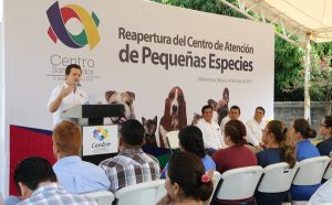 Hacer conciencia por las mascotas, pide Gaudiano al reabrir Centro de Atención de Pequeñas Especies
