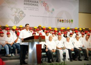 Convoca Alejandro Moreno Cárdenas a fortalecer Cultura de Protección Civil