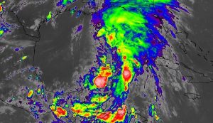 El sureste de México y la Península de Yucatán se prevén tormentas muy fuertes