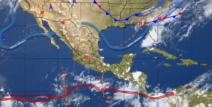 Se pronostican tormentas muy fuertes en regiones de Puebla, Veracruz, Oaxaca y Chiapas