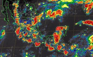 Se prevén tormentas intensas en Guerrero, Puebla, Veracruz, Oaxaca y Chiapas