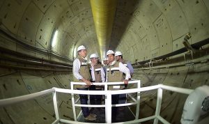 Supervisa Peña Nieto avances de la Primera Etapa de la Construcción del Túnel Emisor Poniente II