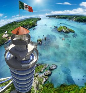 El nuevo ícono del Caribe Mexicano, Faro Mirador Xel-Há