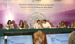 Encabeza Osorio Chong, “Mesa de Acciones contra Violencia de Género” en Veracruz