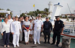 Encabeza Laura Fernández ceremonia por el Día de la Marina