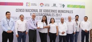 Entrega Ayuntamiento de Benito Juárez resultados generados para el censo nacional