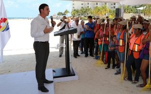 Avanzamos con 49.4 millones de M2 de limpieza en nuestras playas: Remberto Estrada