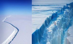 Pierde la Antártida Iceberg, hay peligro para navegantes