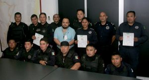 Policía municipal en Benito Juárez reconocida por su permanente labor de vigilancia