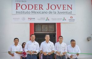 Inauguran Moreno Cárdenas y Romero Coello Centro Poder Joven en Hopelchén