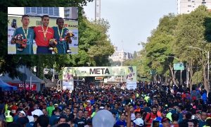Mexicanos suben al podio del Medio Maratón de la CDMX