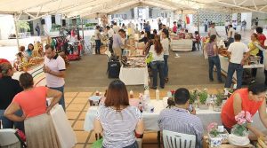 Celebran mujeres Expo Bazar Julio 2017 en Plaza La Ceiba de Palacio Municipal