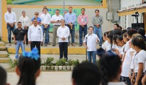 Inicia Gaudiano semana con “Presidente en tu Escuela” en Ra. González 1ª sección