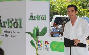Celebra Ayuntamiento de Benito Juárez día del Árbol con reforestación del centro urbano