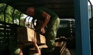 Dona PROFEPA a SEDENA materias primas forestales decomisadas en Tabasco