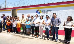 Entrega Gaudiano biblioteca reconstruida en Ra. La Lima, con apoyo del Consejo Ciudadano