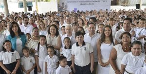 Inaugura Núñez ciclo escolar 2017-2108 en Tabasco