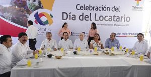 Anuncia Núñez 10 MDP para locatarios en Tabasco