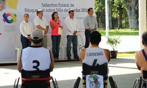 Inaugura Ximena Martel torneo para el Selectivo de Basquetbol en Silla de Ruedas