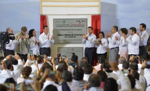 Inaugura el Presidente Enrique Peña Nieto en Campeche el Mega Drenaje Pluvial