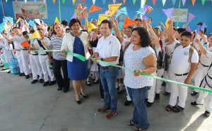 Inaugura Gaudiano ciclo escolar en la primaria Virginia Pérez Gil,  “¨Presidente en tu Escuela”
