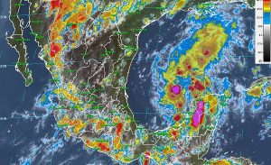 Tormentas intensas en Tamaulipas, Veracruz, Tabasco, Chiapas y Campeche